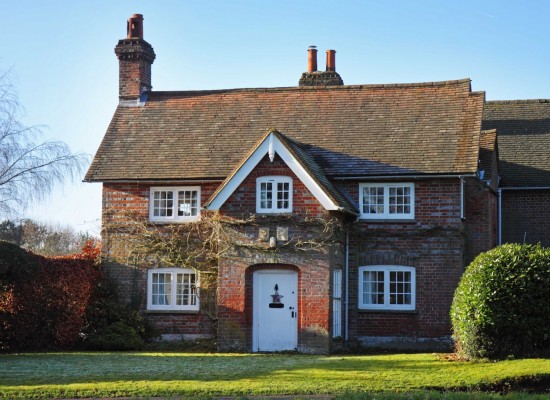 Tradiční venkovský dům v Anglii