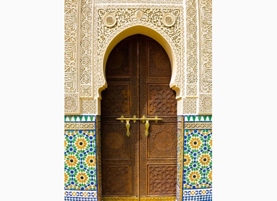 Vchodové dveře v etno stylu