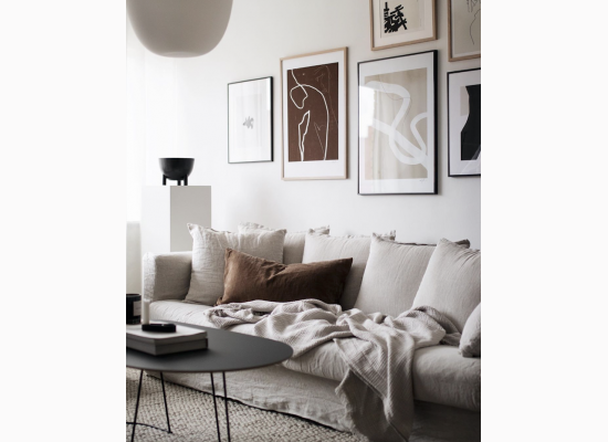 Minimalistický obývací pokoj