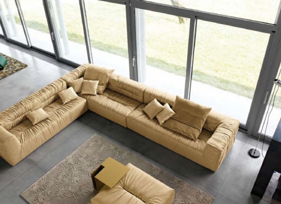 Italský obývací prostor v přízemí