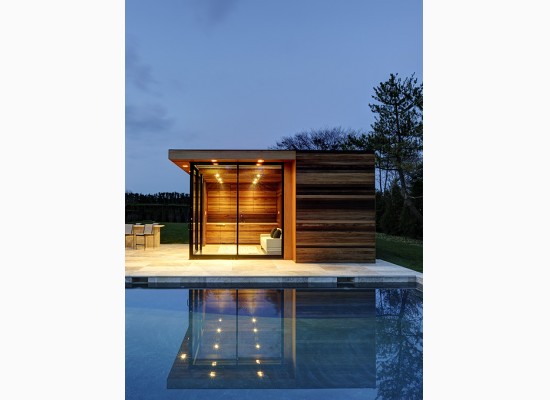 Luxusní sauna přímo u bazénu