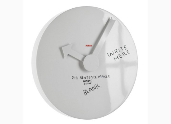 Alessi Blank clock