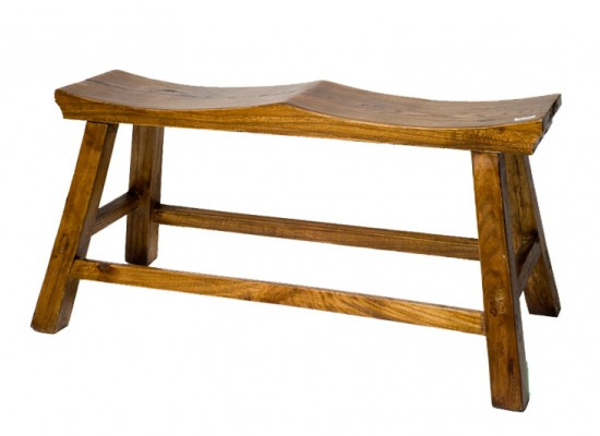 Dřevěná stolička pro dva