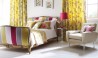 Extravagantní decor a svěží barvy v ložnici 