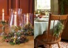Adventní dekorování jídelního stolu