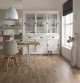 Skandinávská kuchyně s novilonovou podlahou 