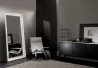 Černé a bílé tóny v obývacím pokoji 