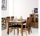 Dřevěný jídelní nábytek inspirovaný eco designem 