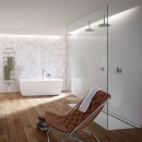 Prostorná koupelna inspirovaná stylem eco 