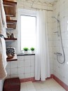 Sprchový kout ve skandinávském interiéru 