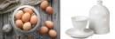 Stojánky na vajíčka s poklopem